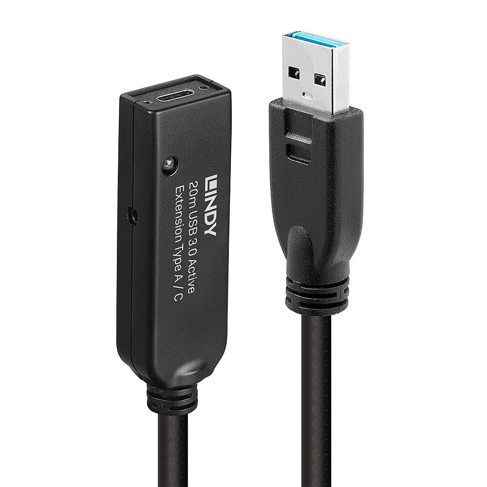 Prolunga Attiva USB 3.0 Tipo A a C, 20m