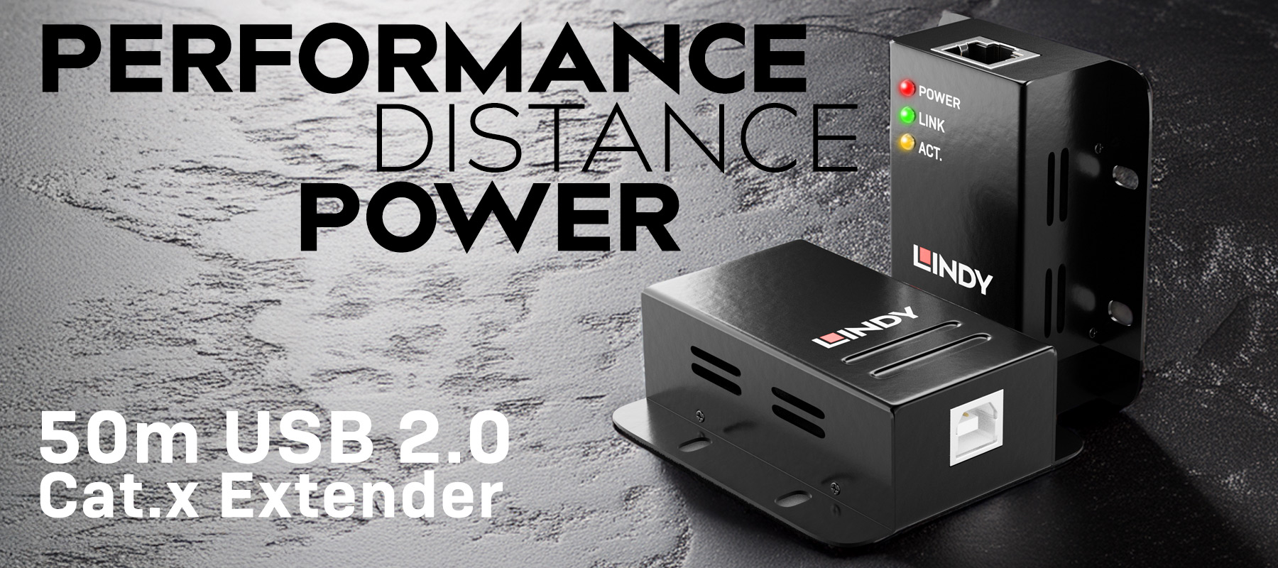 Lindy 50m USB 2.0 Cat.6 Extender