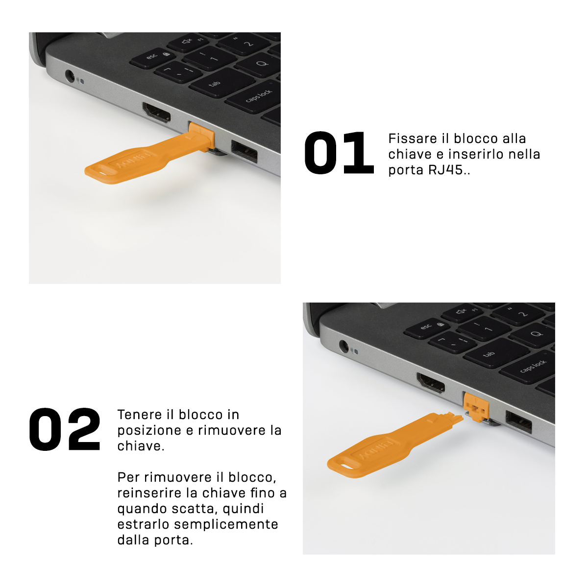 RJ45 Port Blocker - How It Works