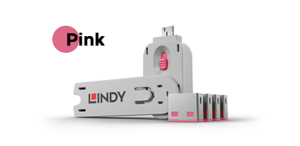 USB-A-PB Port Blocker &ndash; Pink