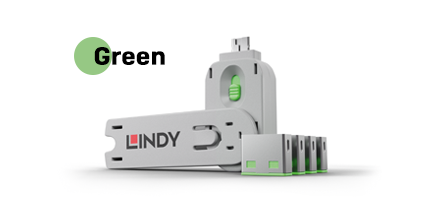 USB-A-PB Port Blocker &ndash; Green