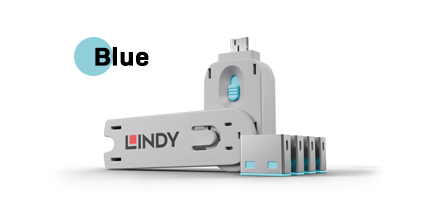 USB-A-PB Port Blocker &ndash; Blue