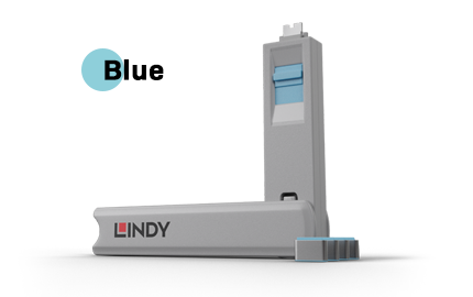 USB-C Port Blocker - Blue